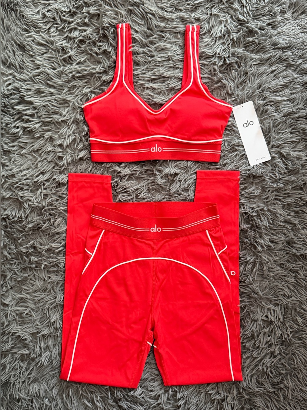 Alo Sports Bra & Legging Set